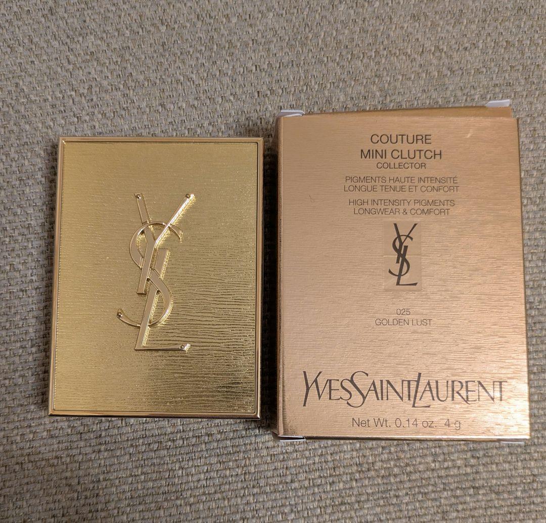 イヴ サンローラン　クチュールミニクラッチ　 025 ホリデー限定色