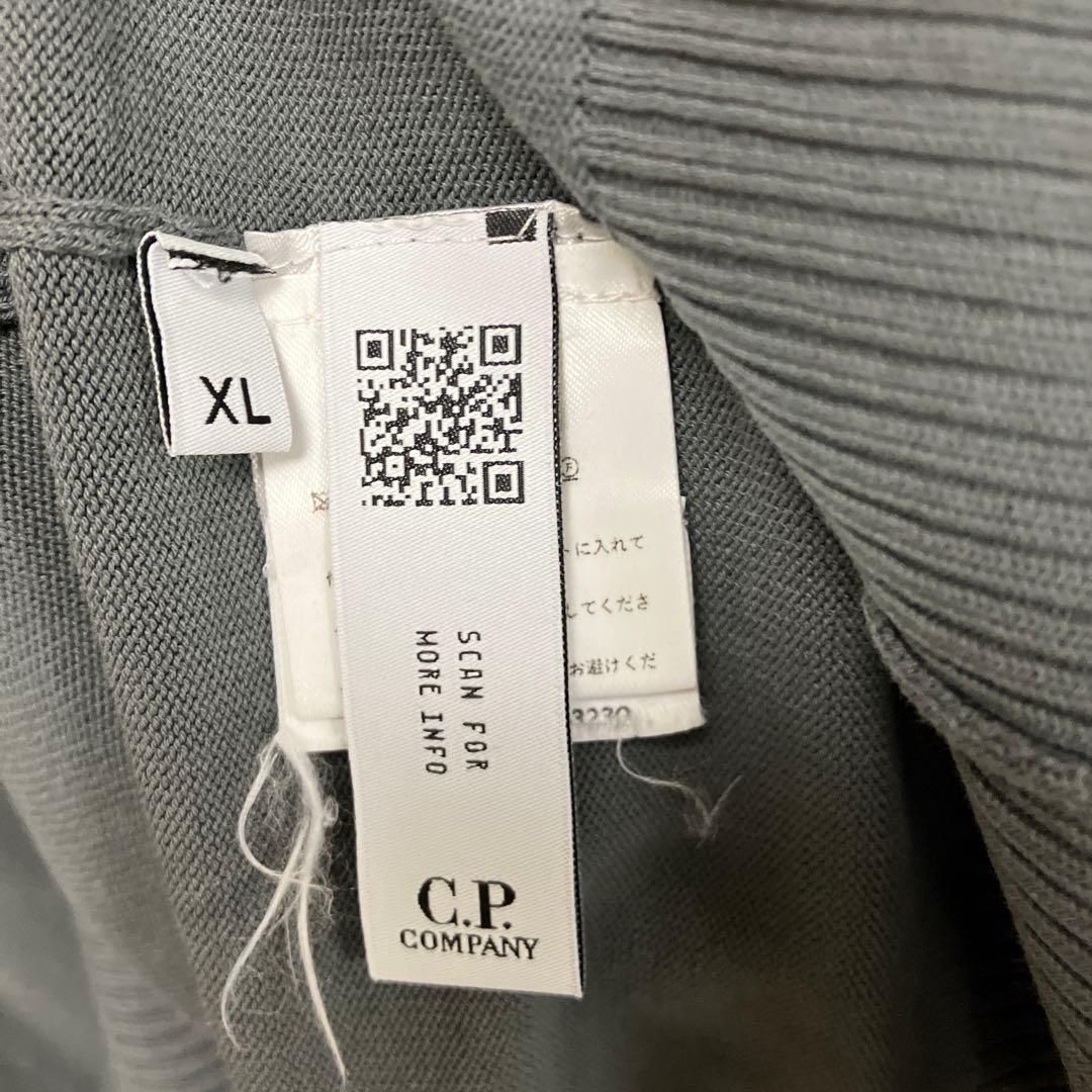 トップス C.P. COMPANY COTTON CREPE CREW NECK KNIT