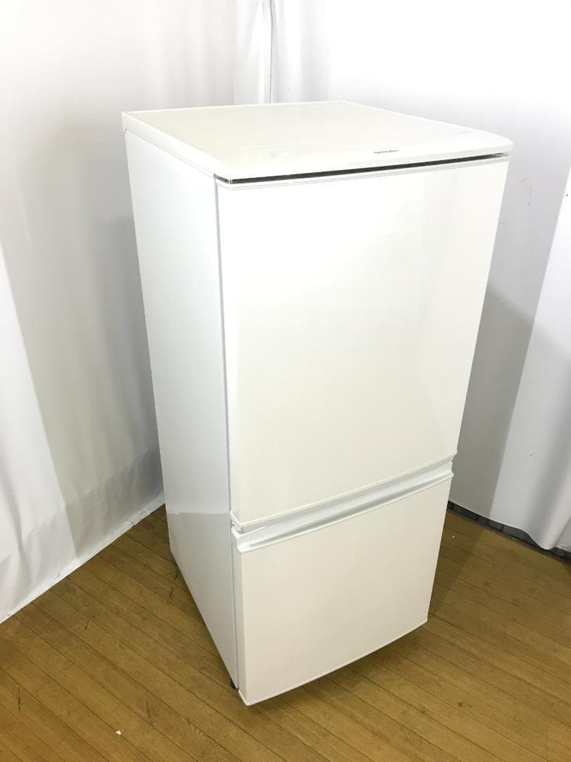 美品 中古★SHARP137L冷蔵庫【SJ-D14A-W】