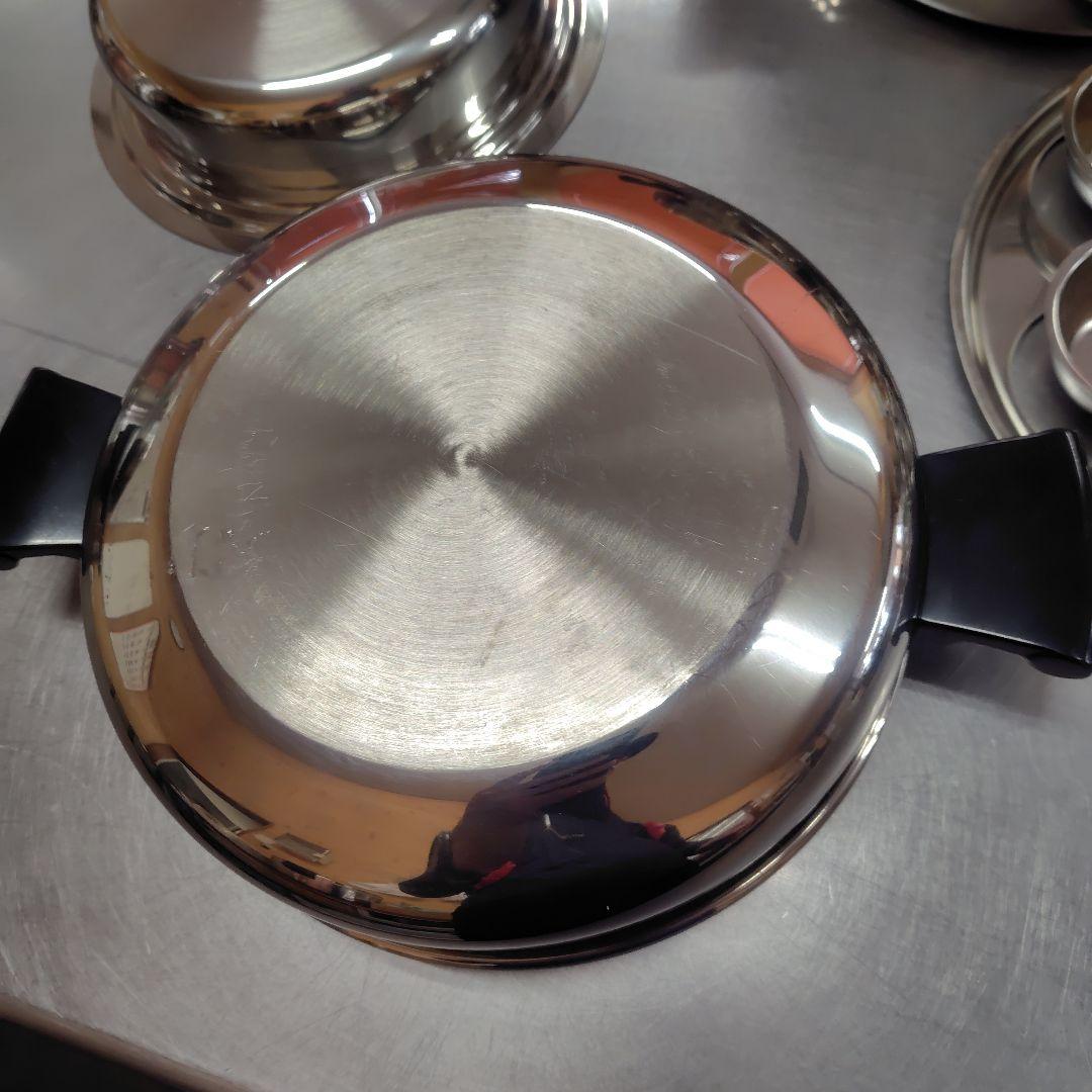 アムウェイクイーン中フライパンシチューパンセット6L