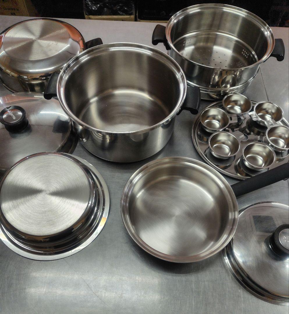 アムウェイクイーン中フライパンシチューパンセット6L