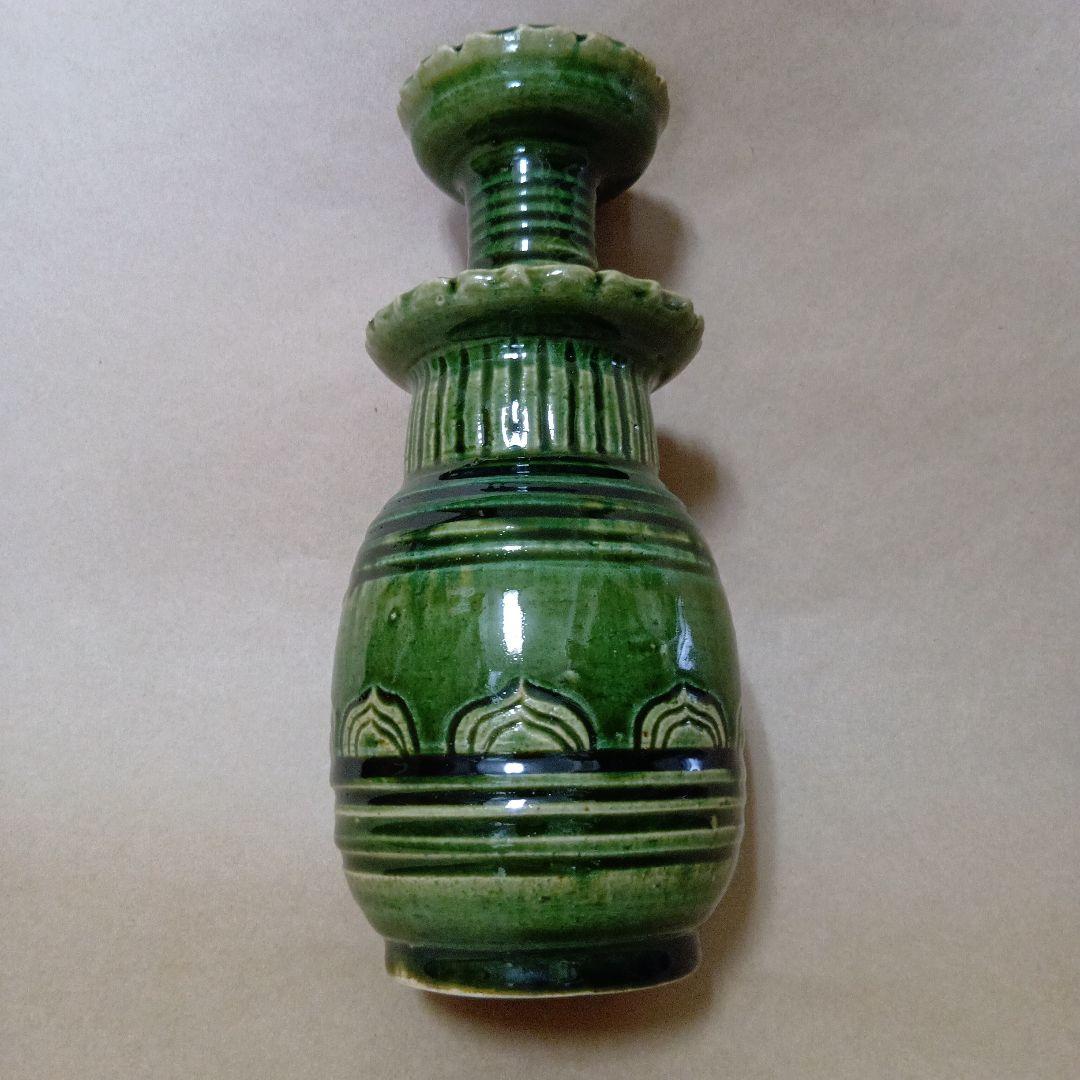 茶道具　織部燭台