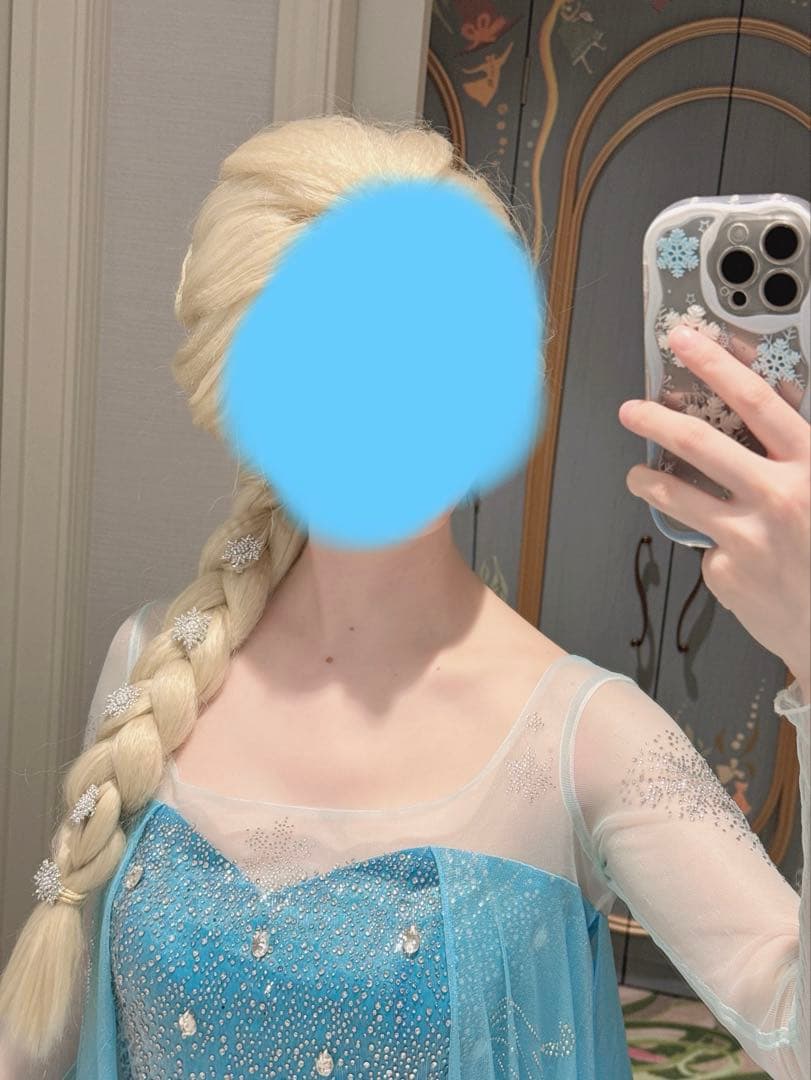 アナと雪の女王 エルサ 氷ドレス コスプレ