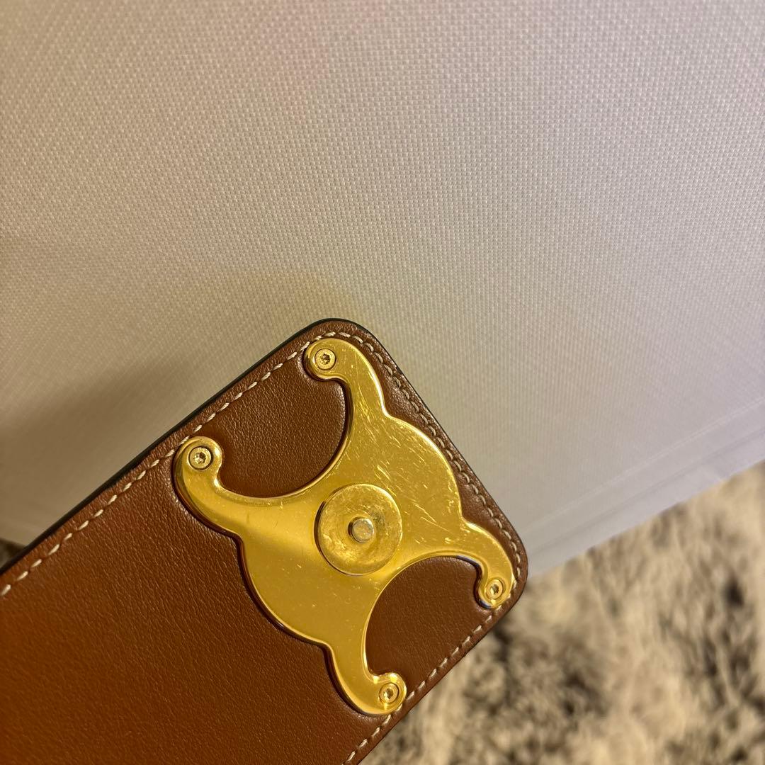 最終値下げ ミディアム AVAトリオンフ バッグ / スムースカーフスキン