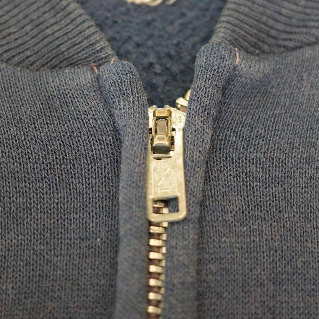 60s ヴィンテージ スウェット zip ネイビー
