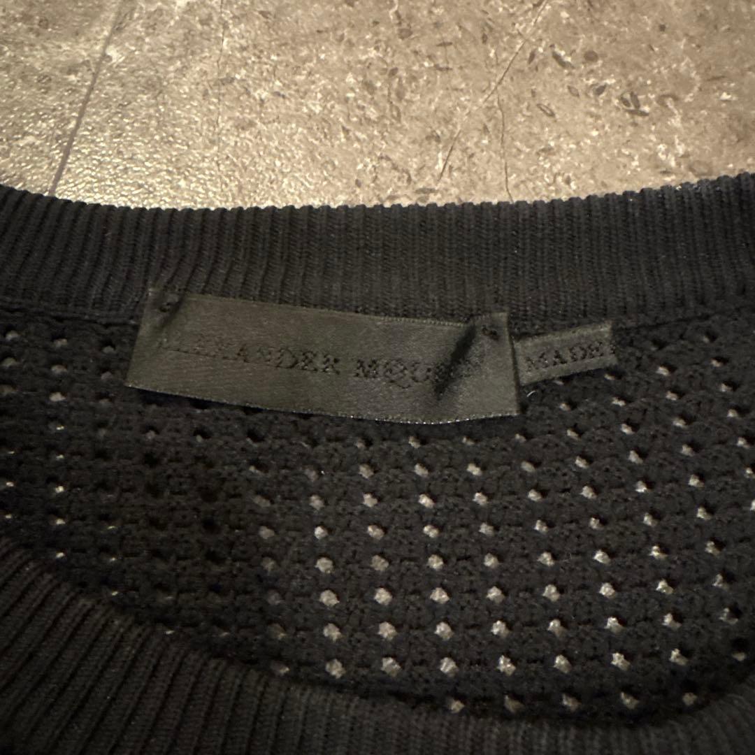 アレキサンダーマックイーン 鍵編み 透け ニット セーター