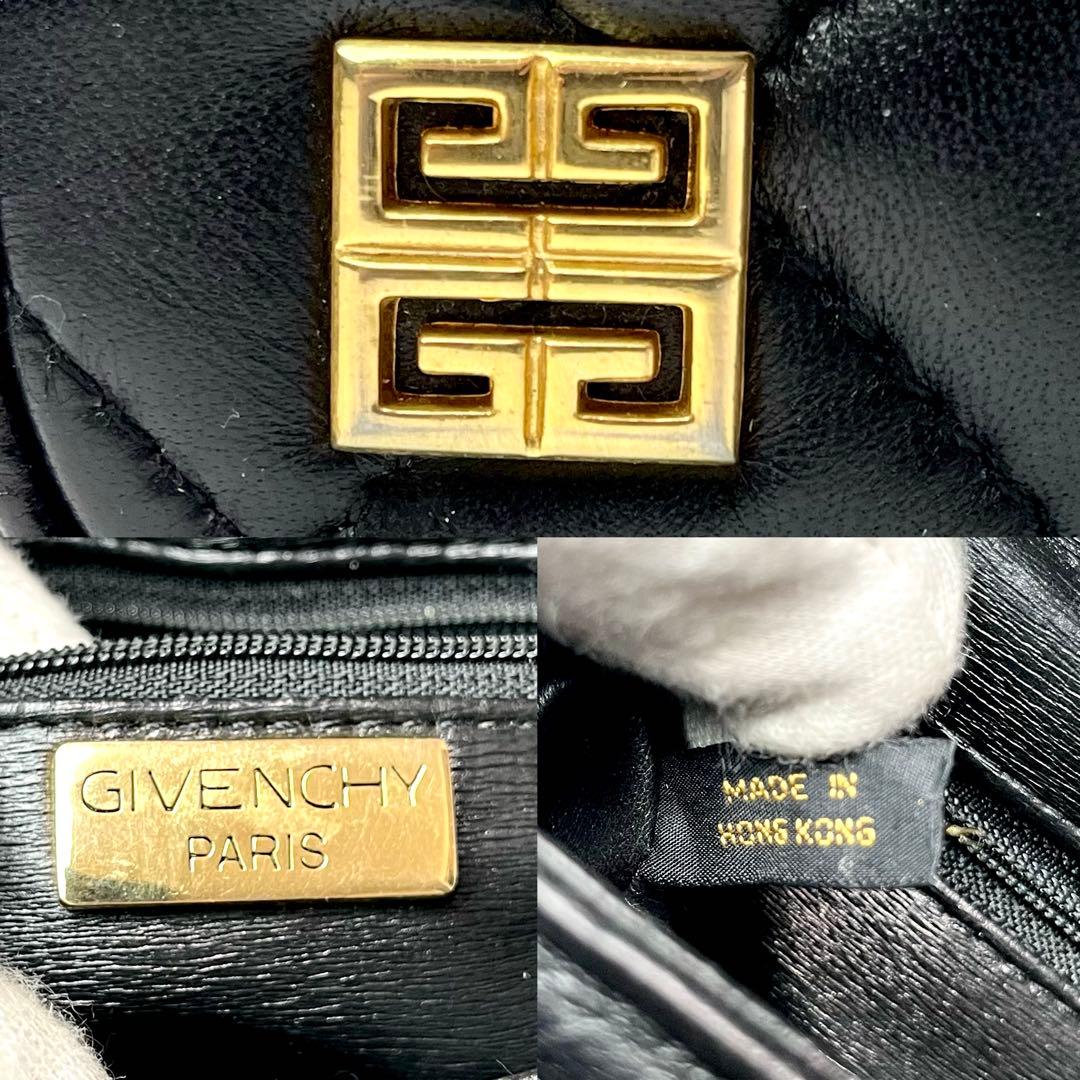 入手困難✨ジバンシー チェーンショルダーバッグ ターンロック キルティング 4G