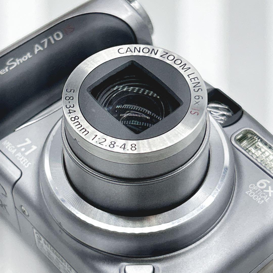 【美品】Canon PowerShot A710 IS 外箱 取説 専用ケース付