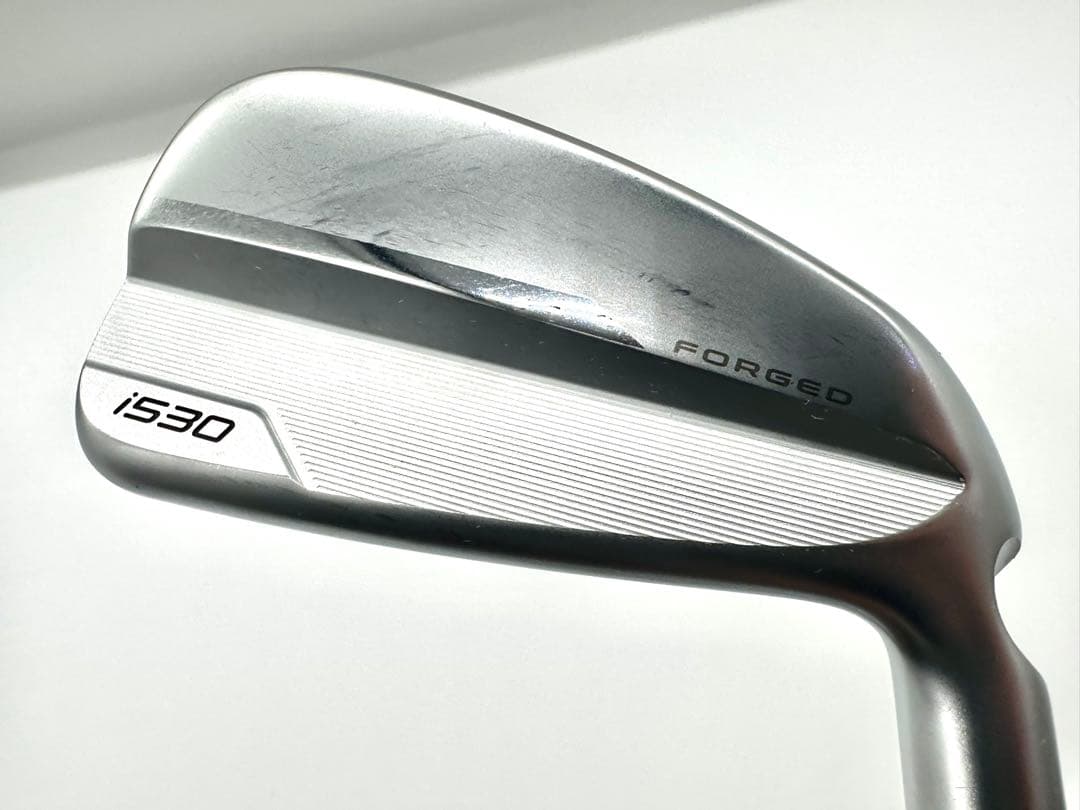 PINGピン｜i美品／530アイアン4番18度｜AWT3.0R スチールNS