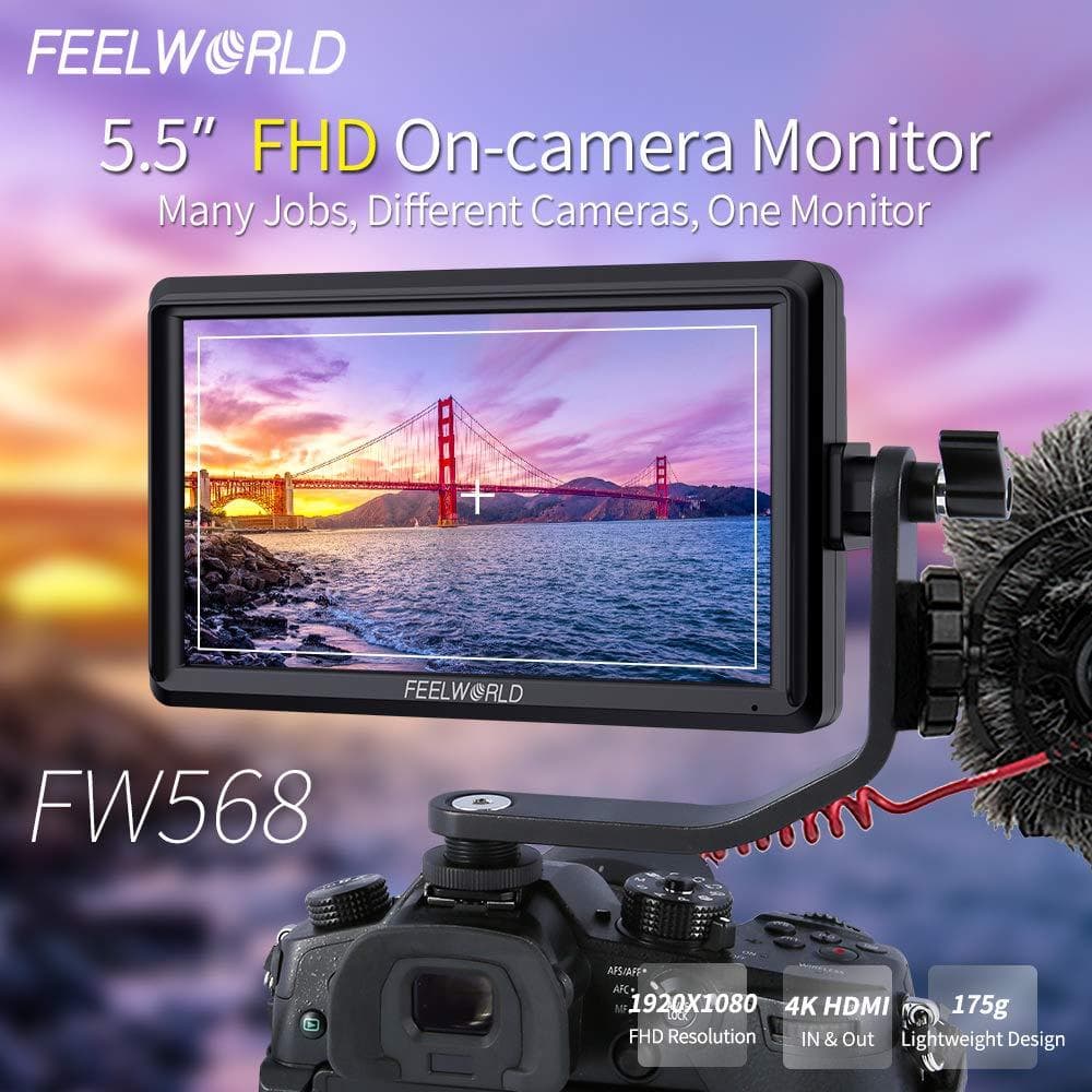 超薄型 5.5インチフルHD カメラ用モニター