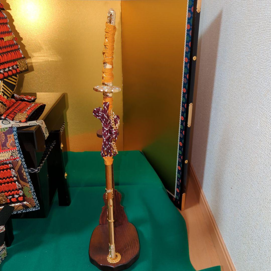 鎧飾り 五月人形　雄山作 　黒小礼赤糸威大鎧　12号