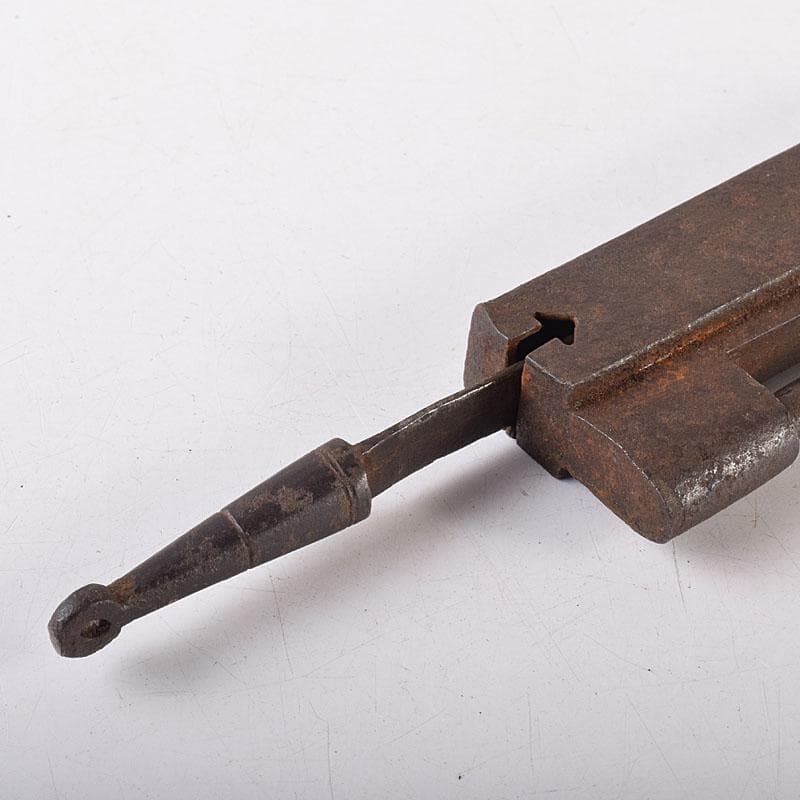 古民具　古鉄　古い錠前　鍵　2点　V　R8682