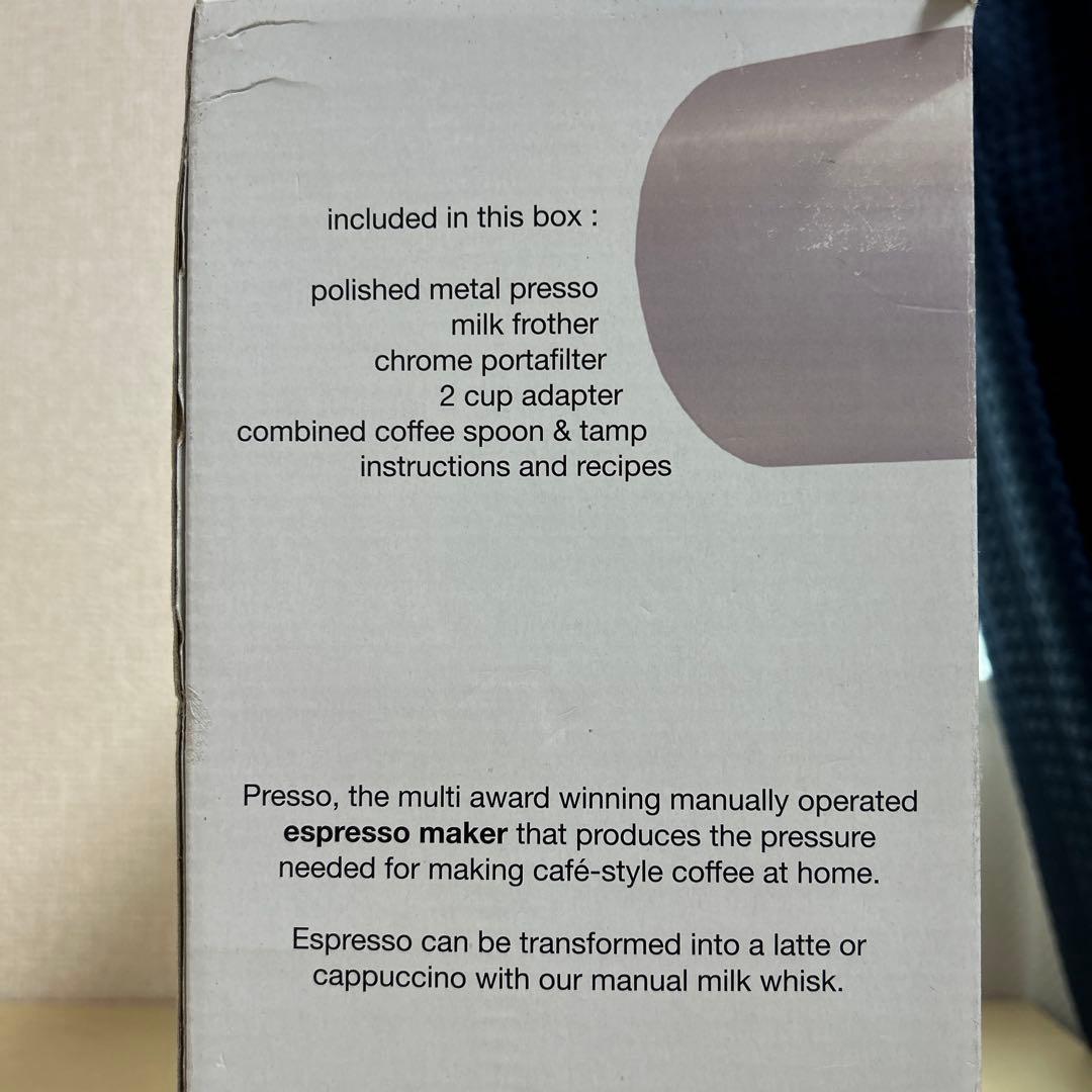 プレッソ　手動式カプチーノメーカー　エスプレッソメーカー