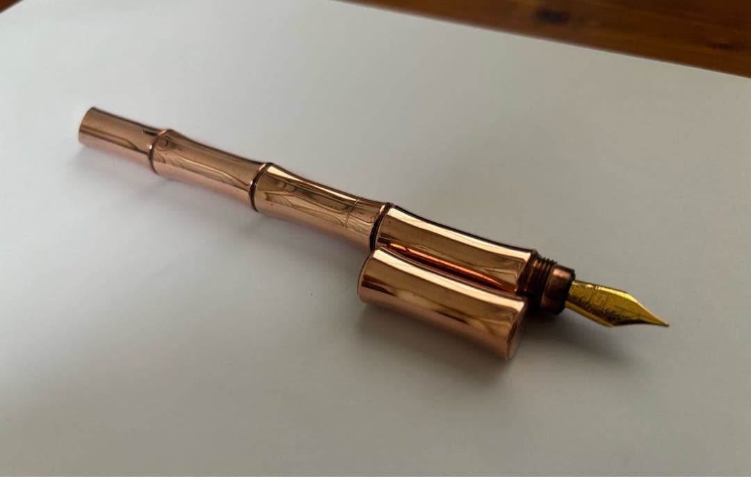 TTI-110 TIMAZE 竹型万年筆 コッパー Copper