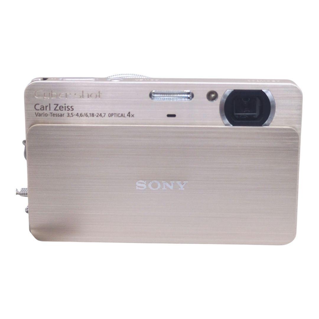 美品 人気色ゴールド SONY DSC-T700 動作品 充電器電池付