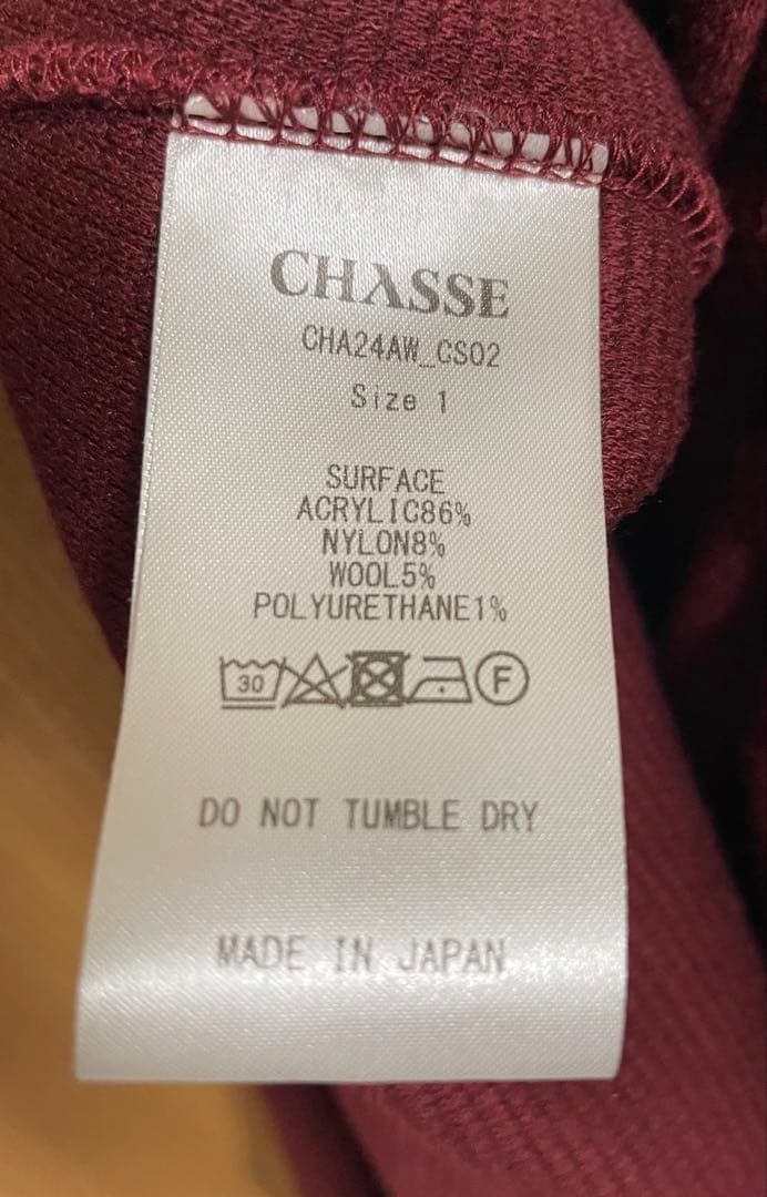 CHASSE / WAFFLE TANKER 1 RED CHASE トップス