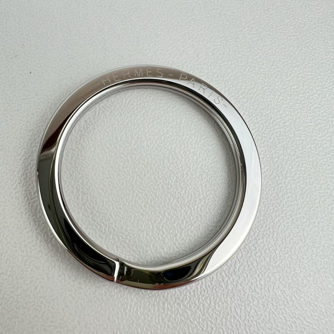 新品　HERMES エルメス　キーホルダー シュヴァル　キーリング　シルバー