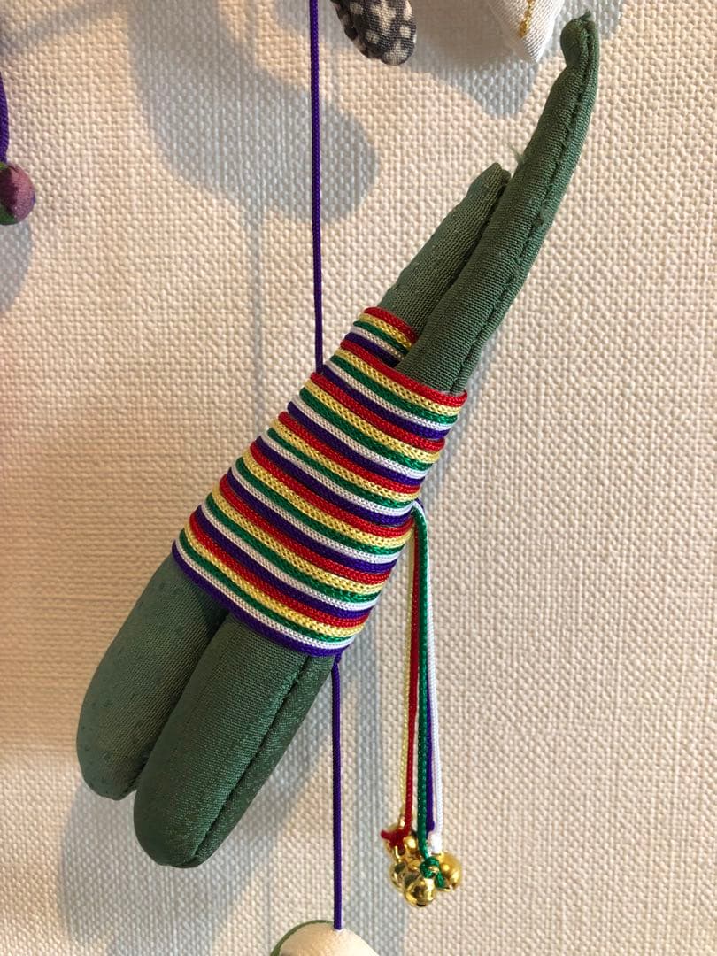 端午の節句の壁掛け③　吊るし飾り　吊るし雛