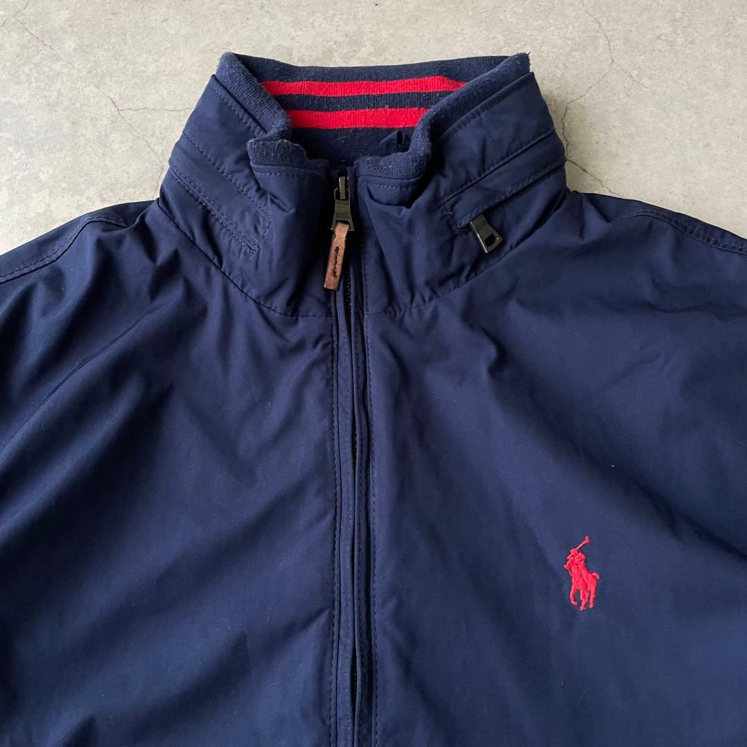 POLO RALPH LAUREN ナイロンジャケット ネイビー ロゴ