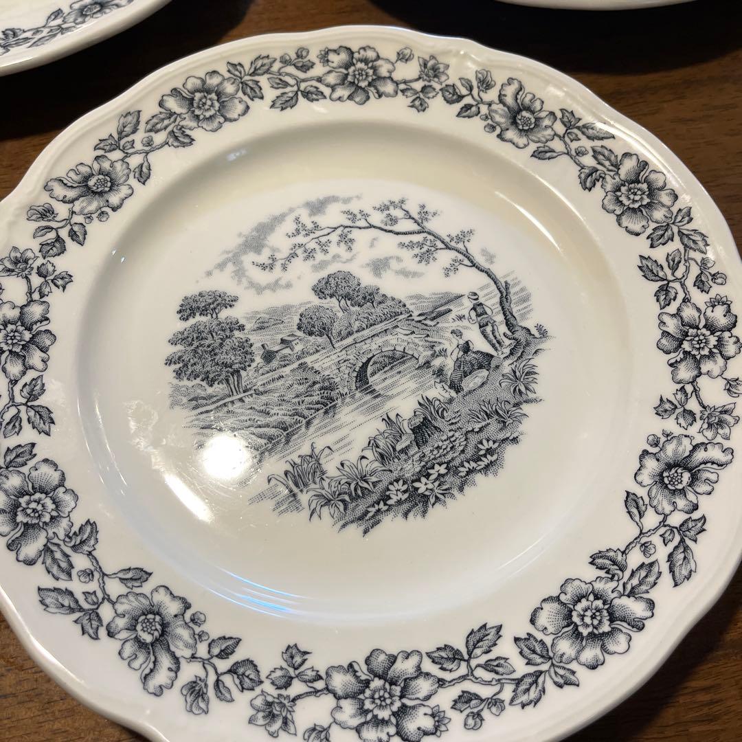 アンティーク SANCLAUDIO ディナープレート3枚セット