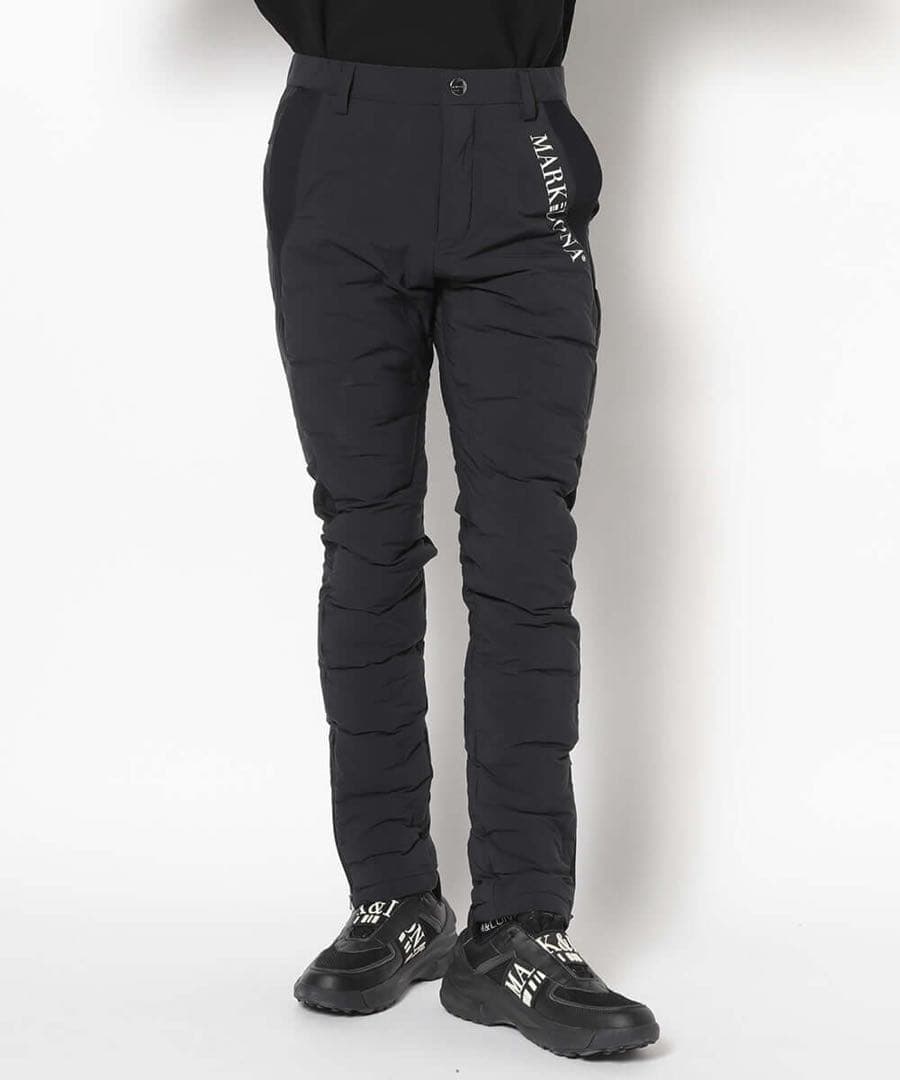 美品 ★ MARK&LONA ダウンパンツ 防寒 冬 マーク&ロナ 黒 正規品