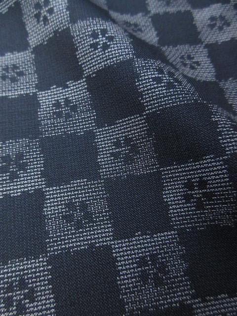 未着用に近い！さが美製＊純泥染＊７マルキ＊本場大島紬＊訪問着＊１５２ｃｍ＊裄６３