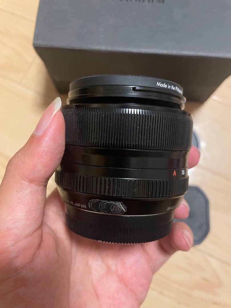 富士フィルム XF 35mm f1.4 単焦点レンズ　保護フィルタ付　中古美品