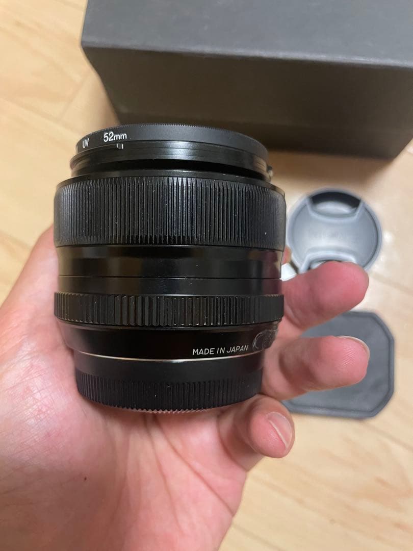 富士フィルム XF 35mm f1.4 単焦点レンズ　保護フィルタ付　中古美品