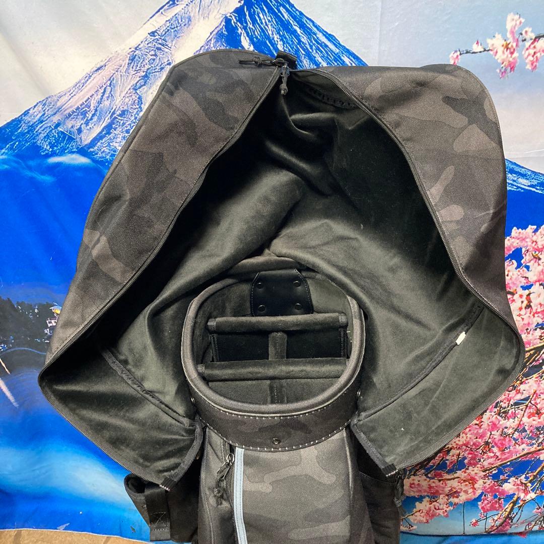 寶BU-1093 ［美品］NEWERA キャディバッグ ブラック 迷彩柄