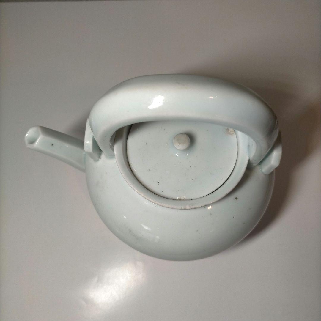 朝鮮古美術 　李朝白磁水注 　白磁提手水注