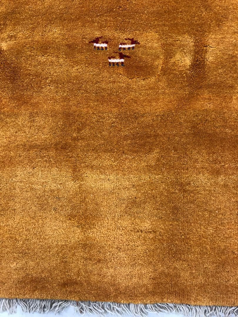 ギャベ イラン産 167×243 黄 K-30