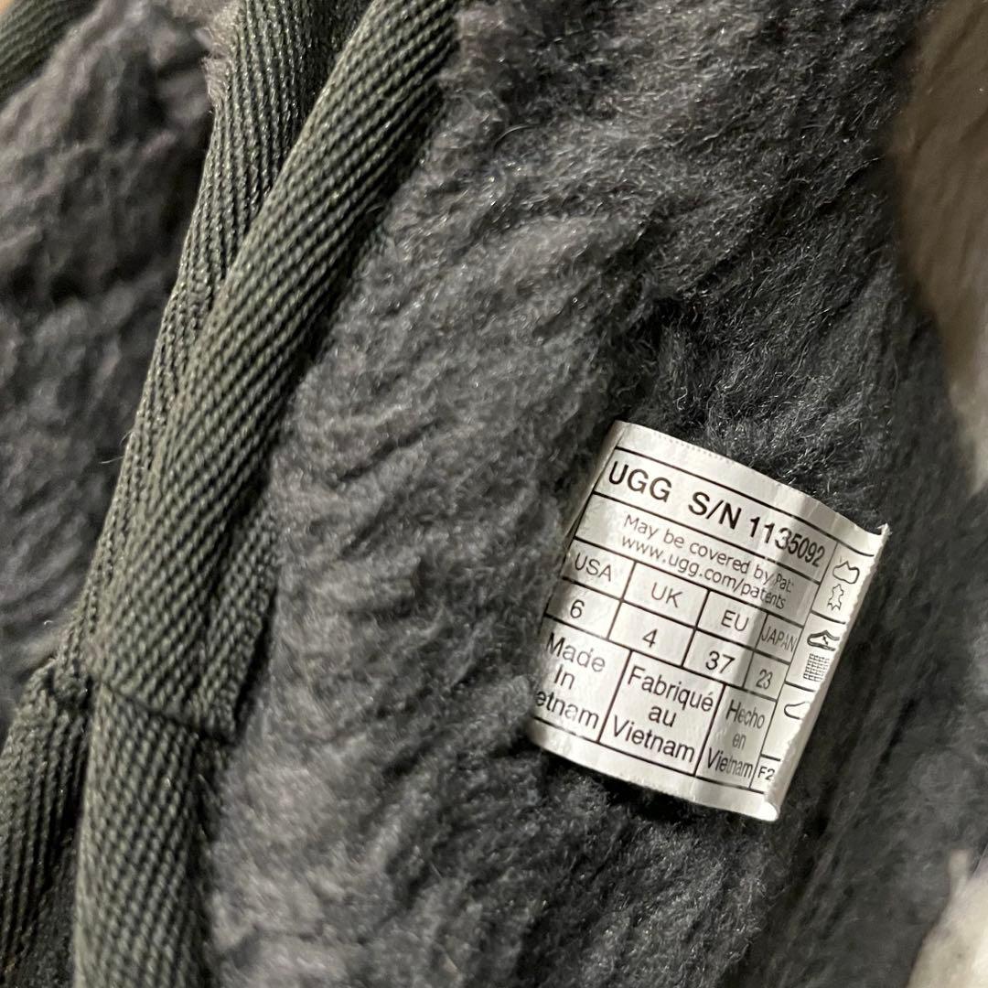 UGG カーキ　厚底ムートンブーツ　ウルトラミニプラットフォーム　US6