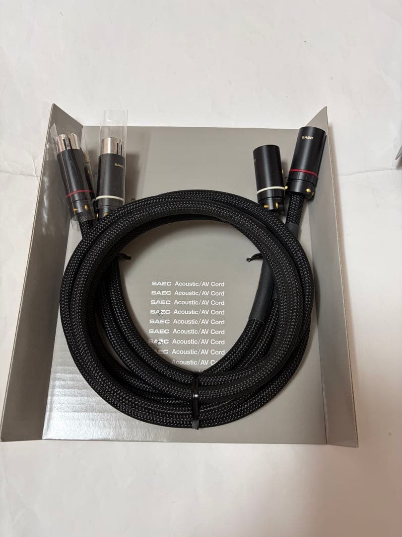 SAEC サエク XR-6000 1.2m　バランスケーブル　ペア　元箱あり