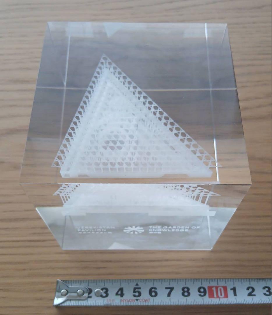 s*a様 大阪万博 EXPO 2025 ウズベキスタン館 ガラス彫刻 激レア 非