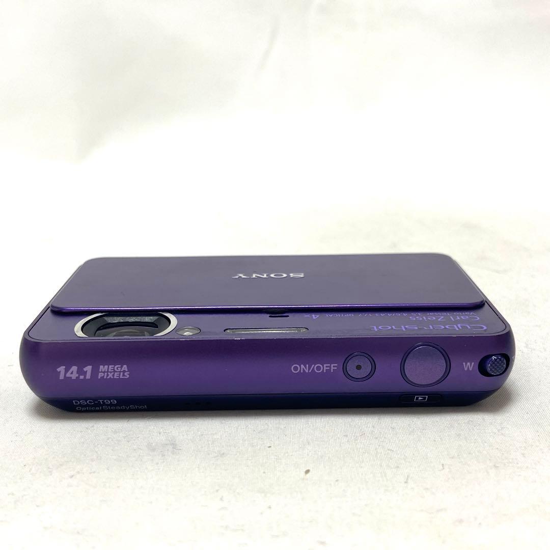 SONY Cyber-shot DSC-T99 パープル 14.1 メガピクセル