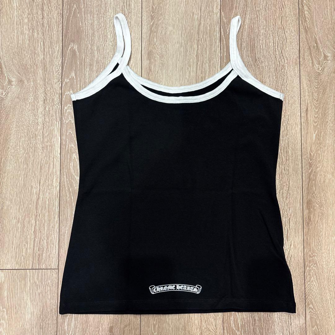 お福《新品未使用》クロムハーツ　レディース　キャミソール L ブラック