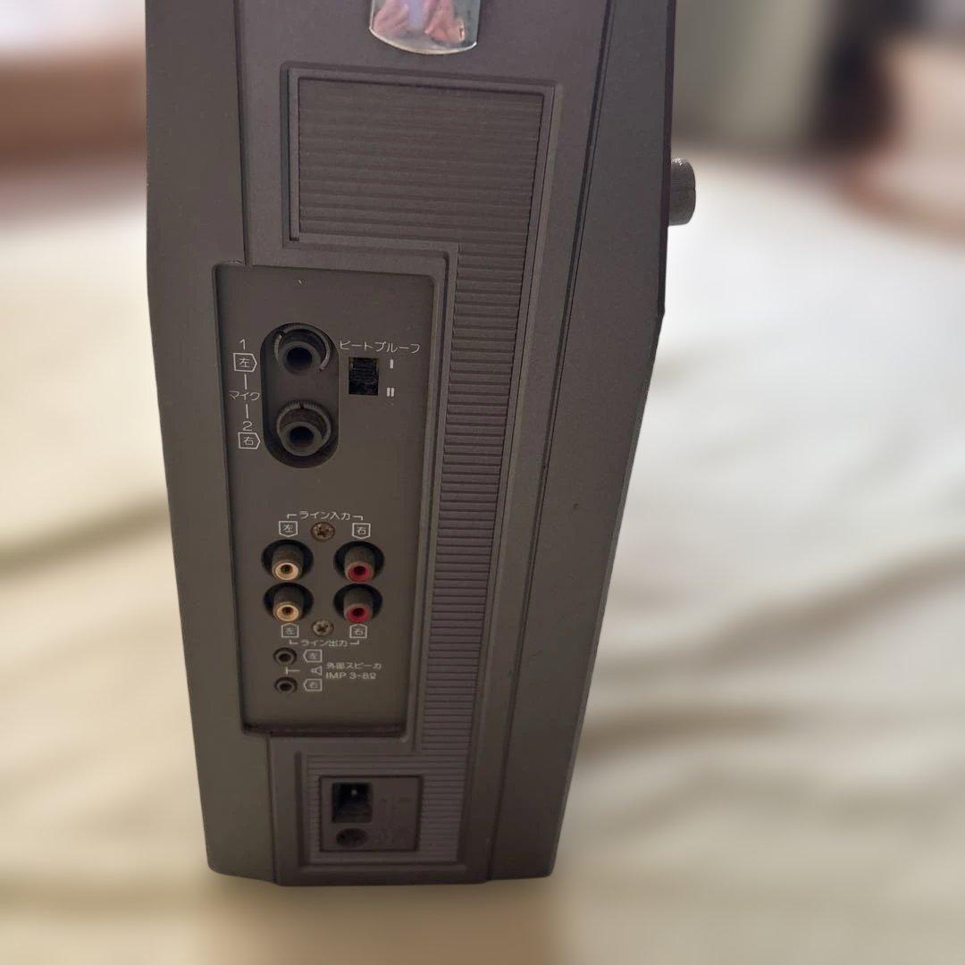 昭和レトロ品★National ラジカセ カセットテーププレーヤー　単2電池8個