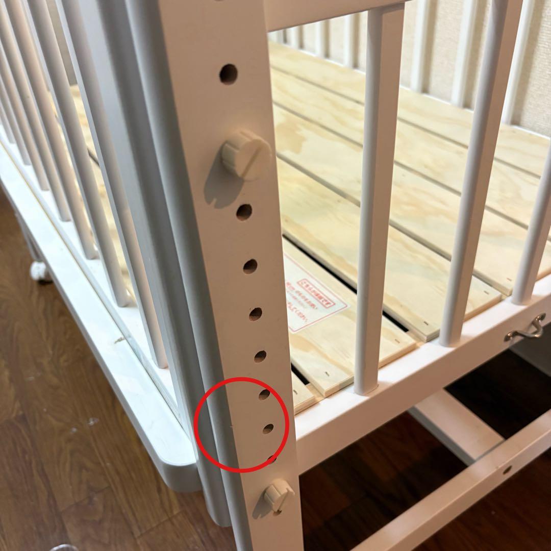 そいねーるミニ　ベビーベッド ホワイト