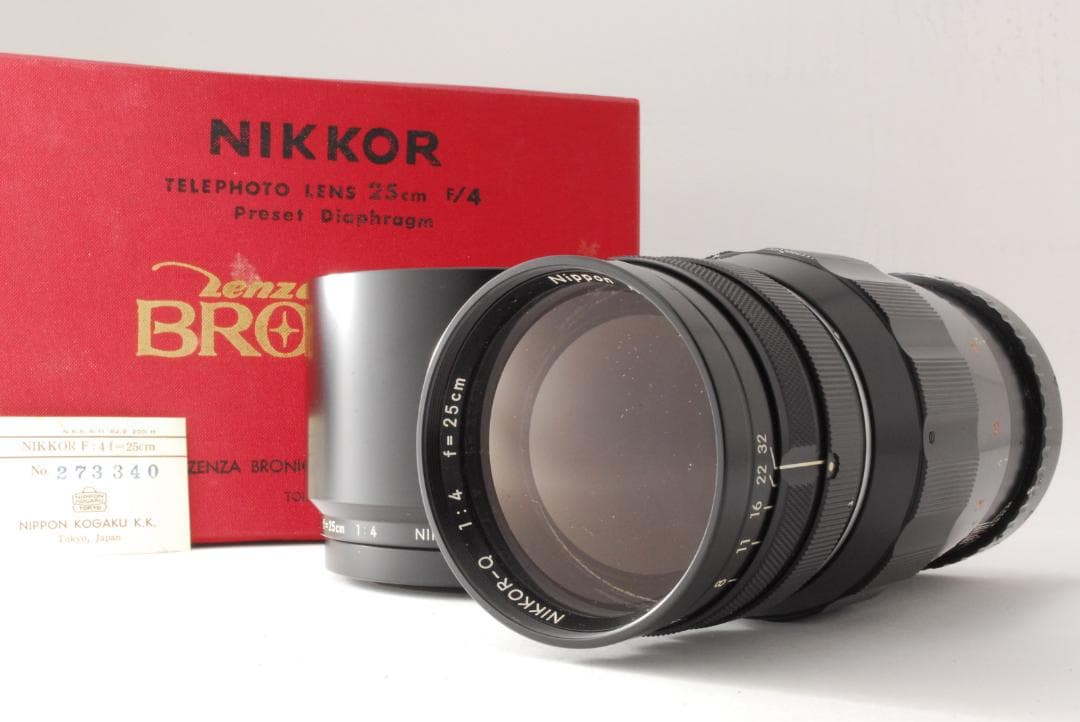 NIKKOR-Q 25cm F4 Zenza Bronica S2、EC等用