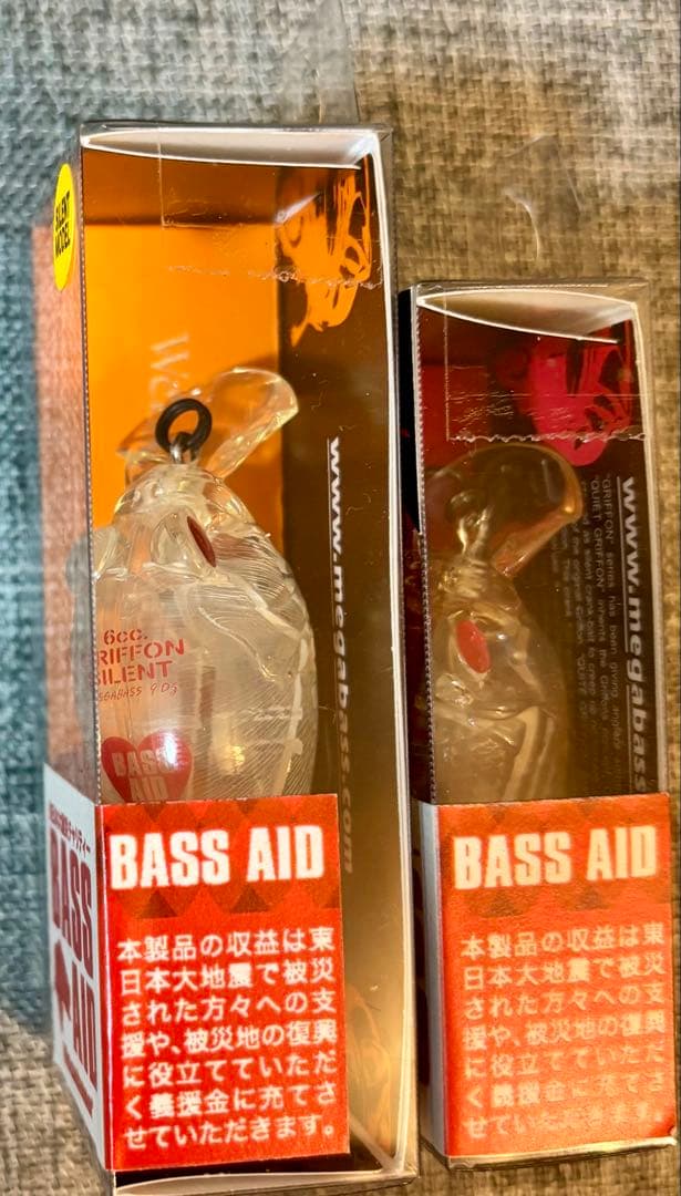 メガバスBASS AID GRIFFON SR-X & 6cc SILENT