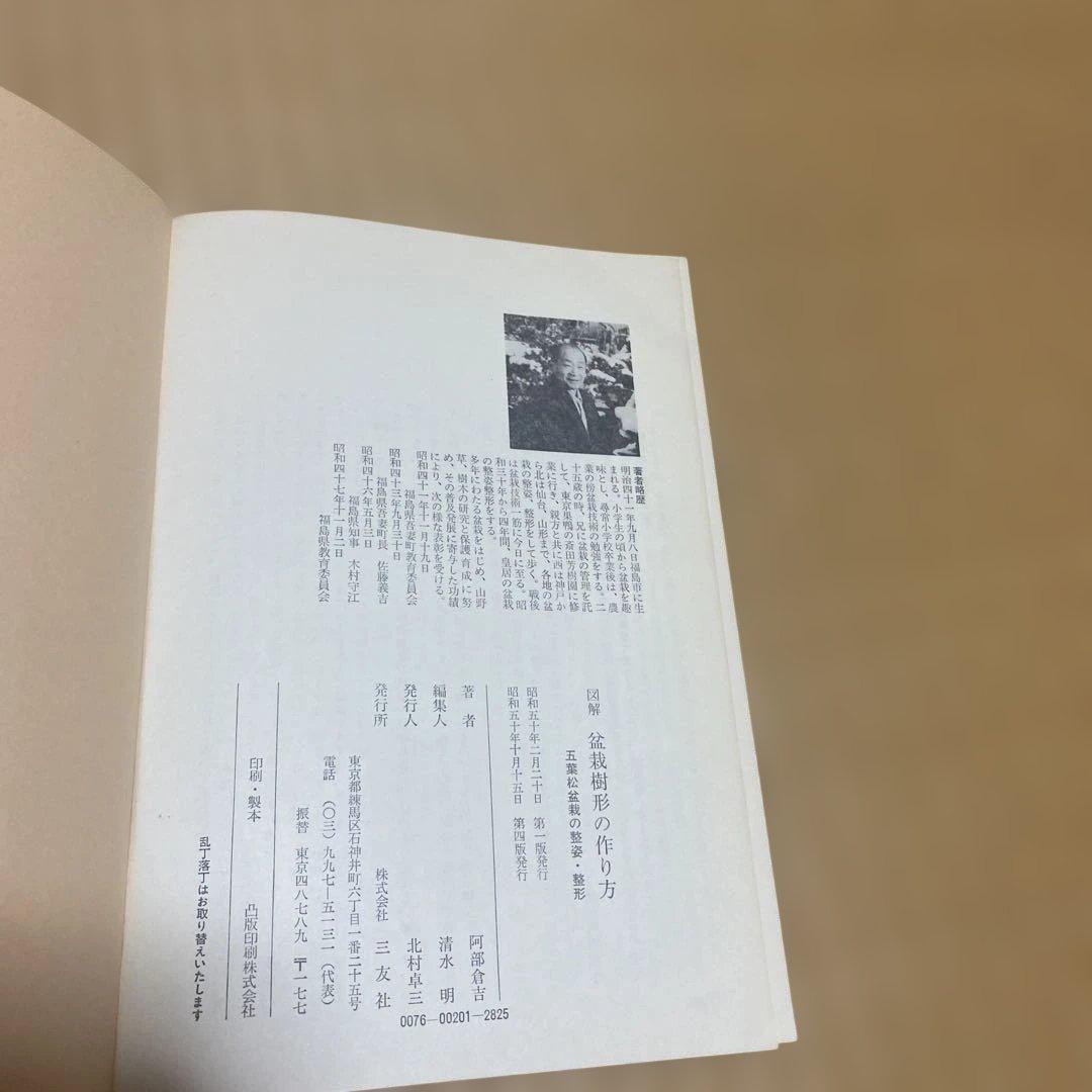 盆栽樹形の作り方 阿部倉吉