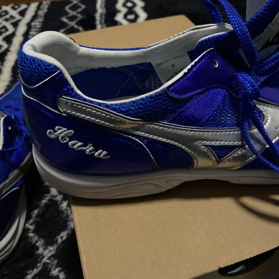 Mizuno トレーニングシューズ 青/シルバー