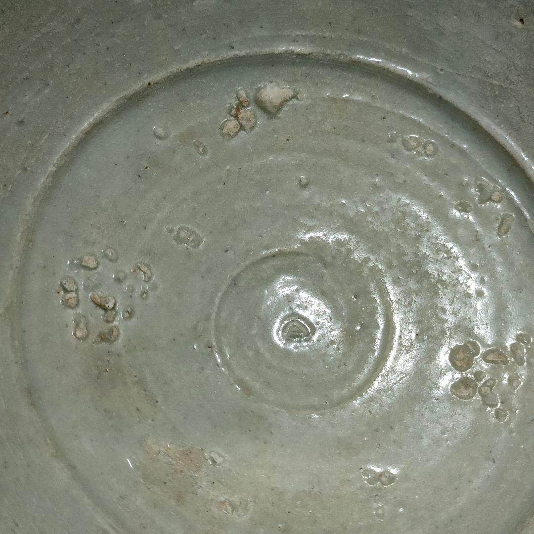 李朝　高麗　青磁茶碗　時代物　骨董アンティークNo.164