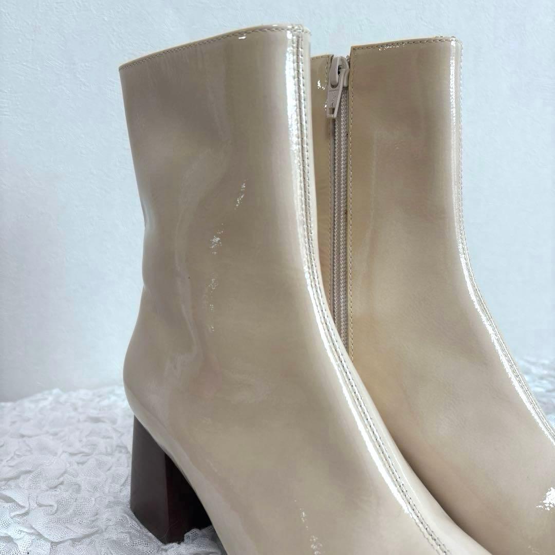 【新品未使用】Sézane セザンヌ エナメル アンクルブーツ