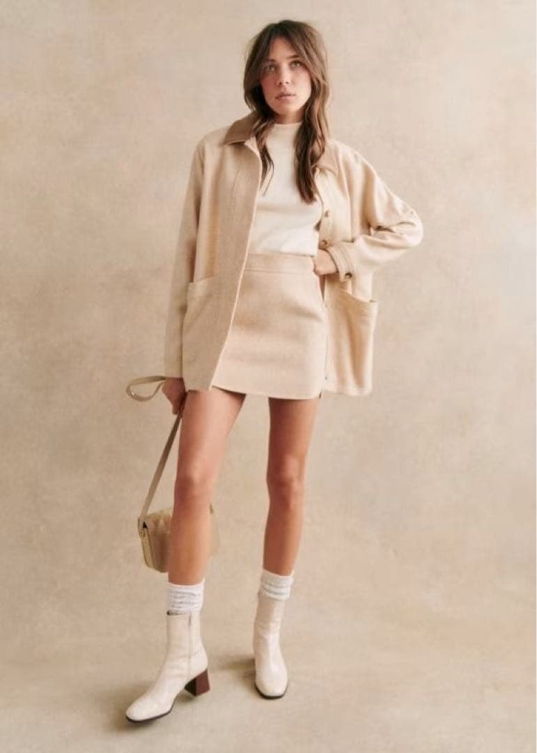 【新品未使用】Sézane セザンヌ エナメル アンクルブーツ