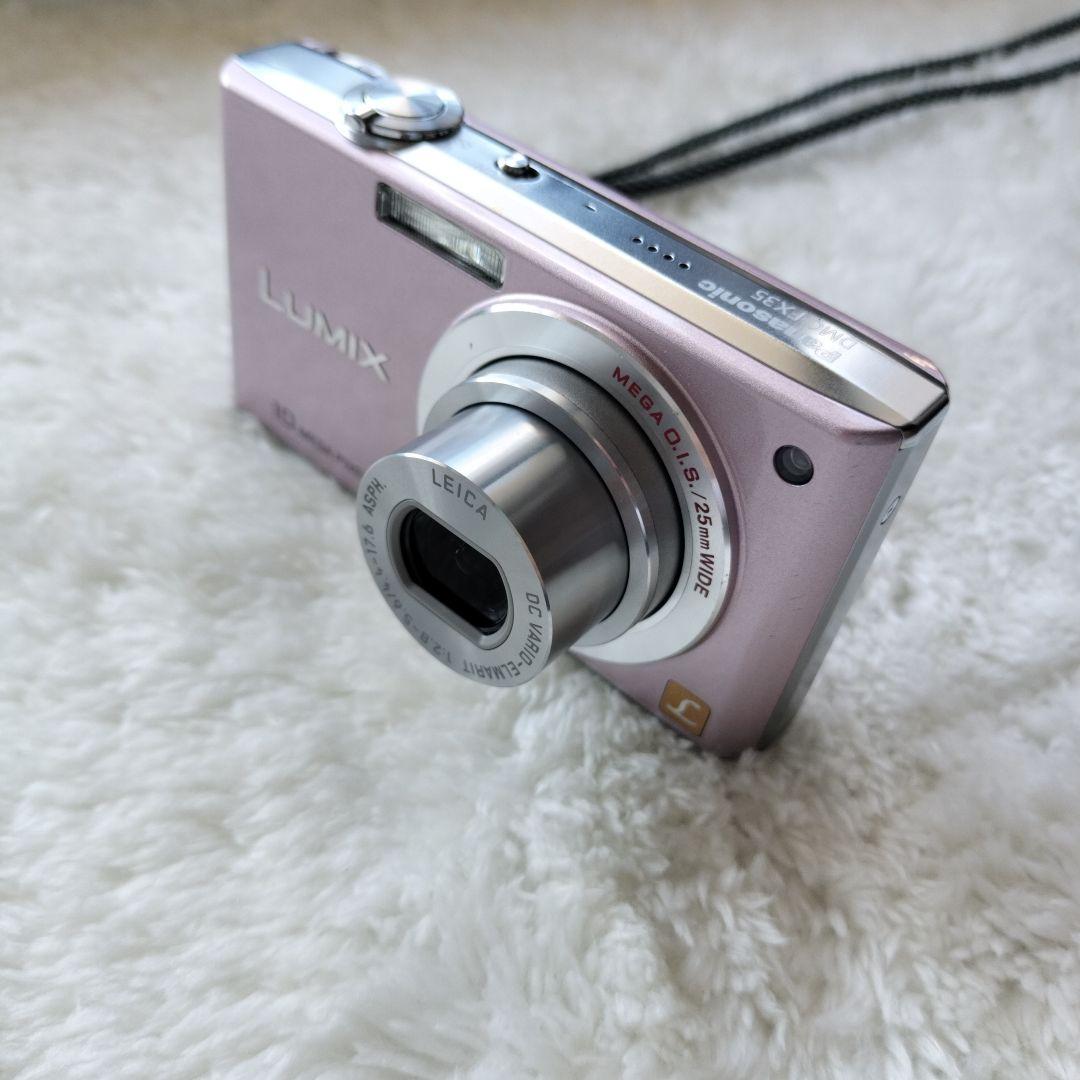 【動作確認済み】Panasonic DMC-FX35 ピンク 10メガピクセル