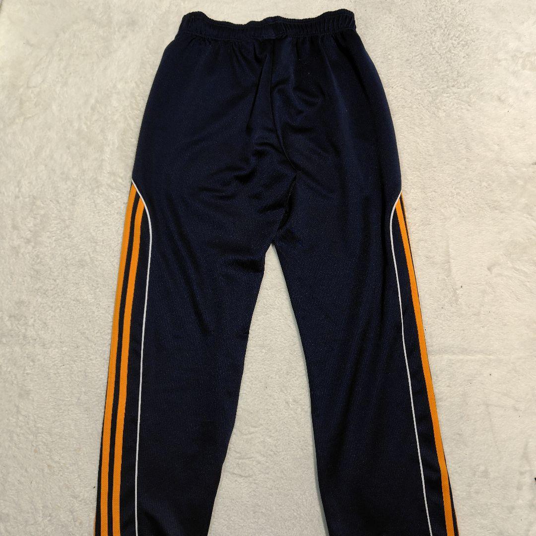 【美品】アディダス adidas ジャージ 上下 ネイビー/オレンジ M