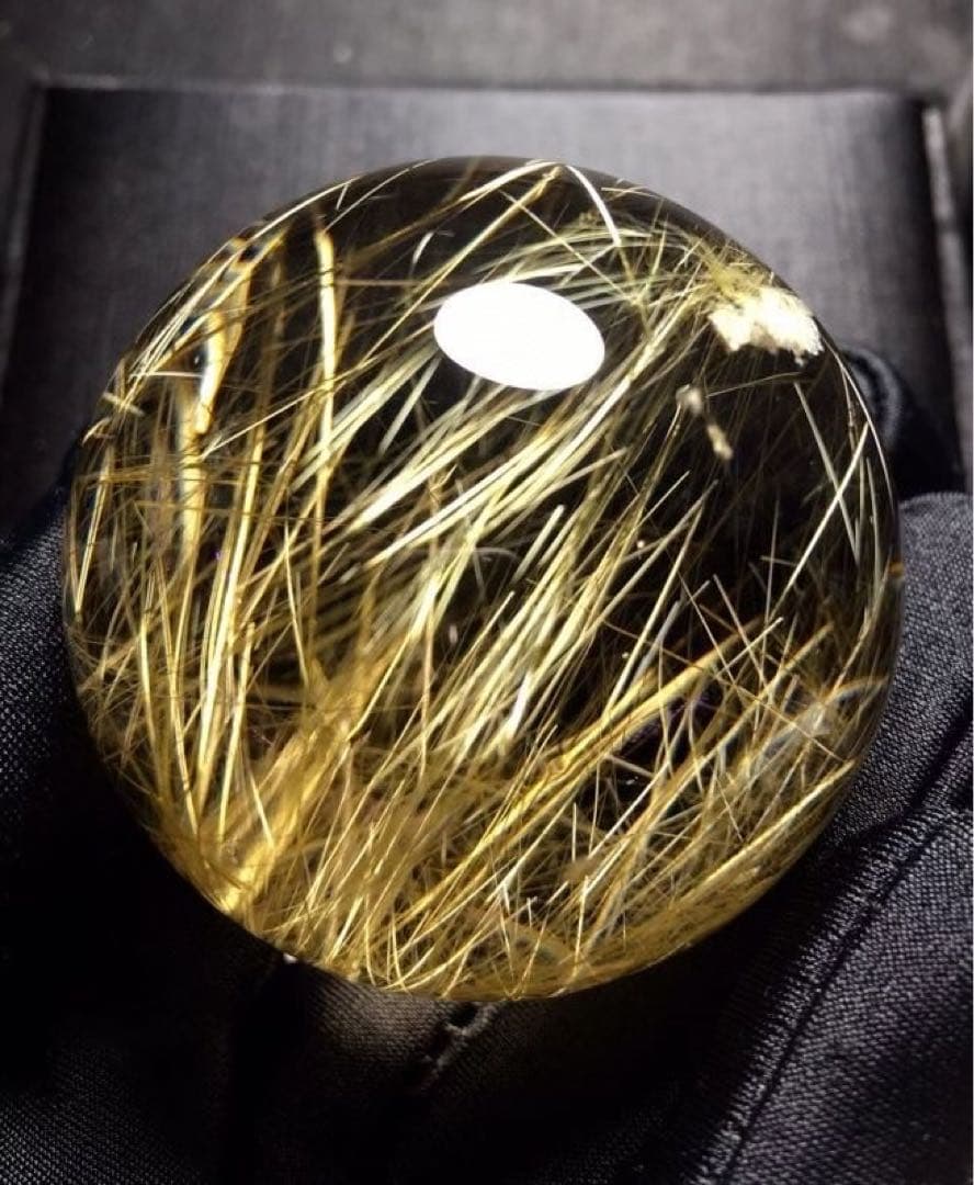 ⭐︎【天然】タイチンクオーツ 置物 47.4mm