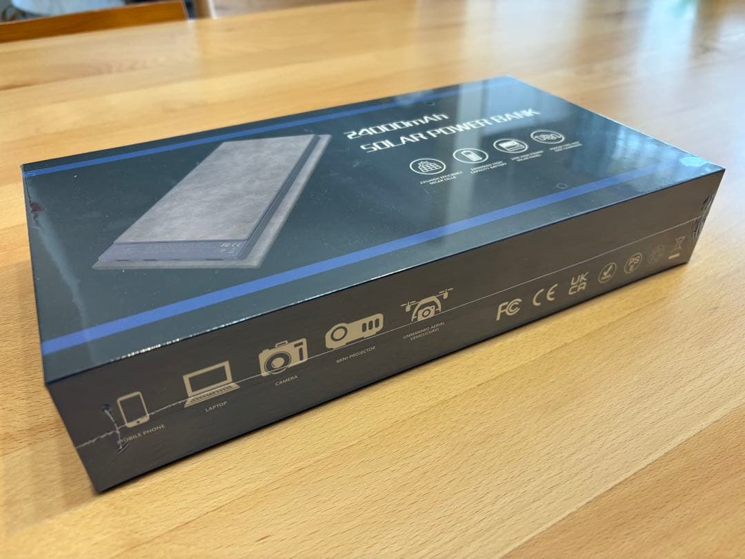 【未使用未開封】DEXPOLE ソーラーモバイルバッテリー 24000mAh