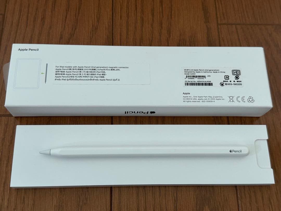 使用極少 Apple Pencil （第2世代） MU8F2J/A 純正
